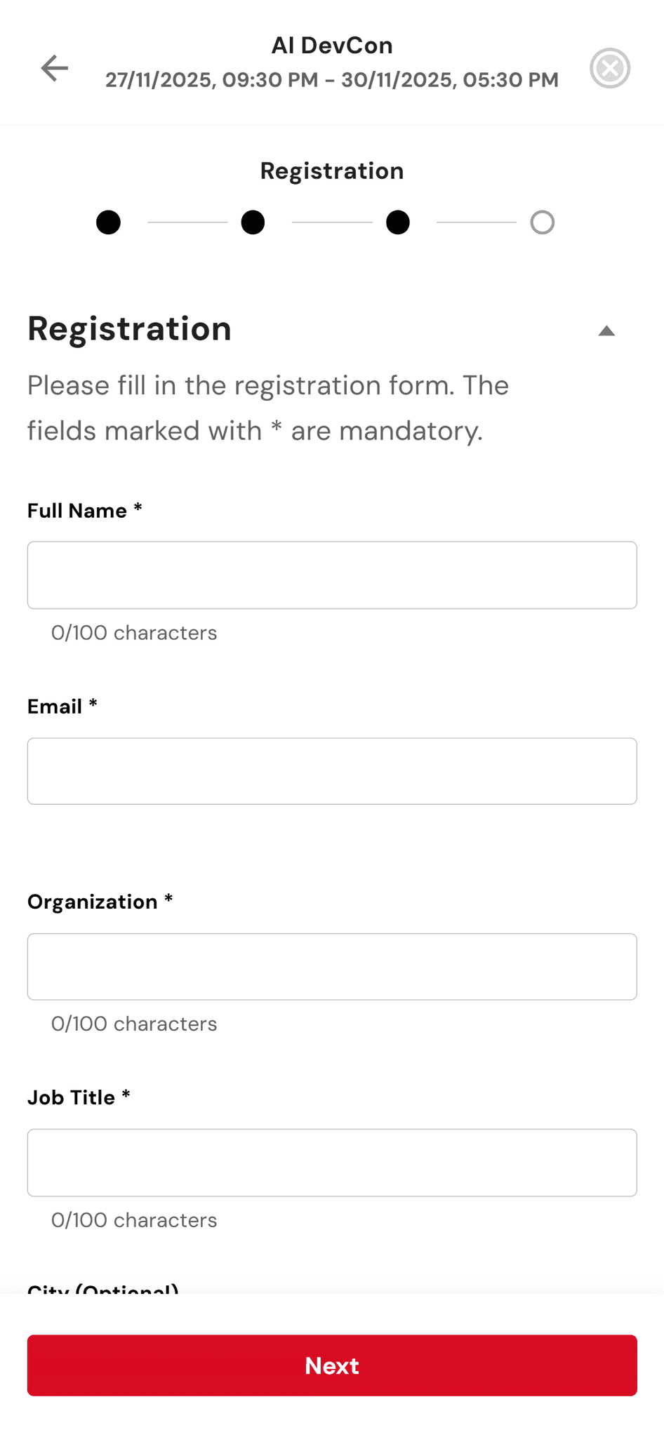 Online Registration
