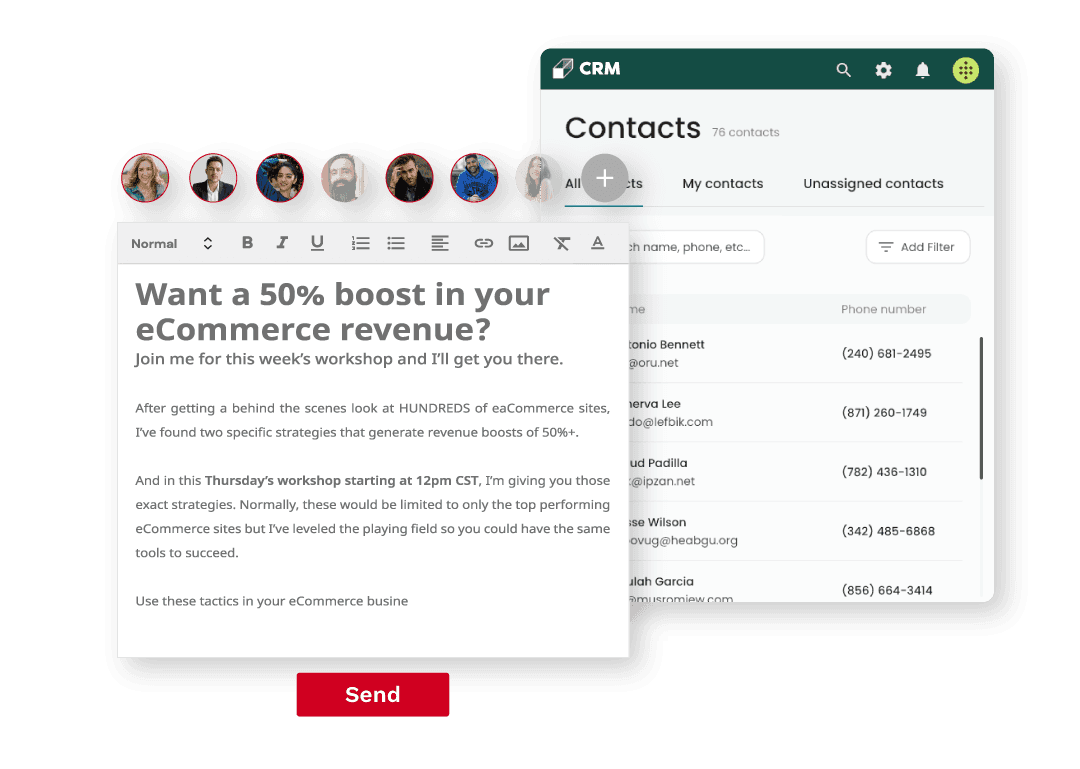 CRM & Contact Sync