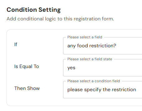 Flexible Form Fields & Smart Logic