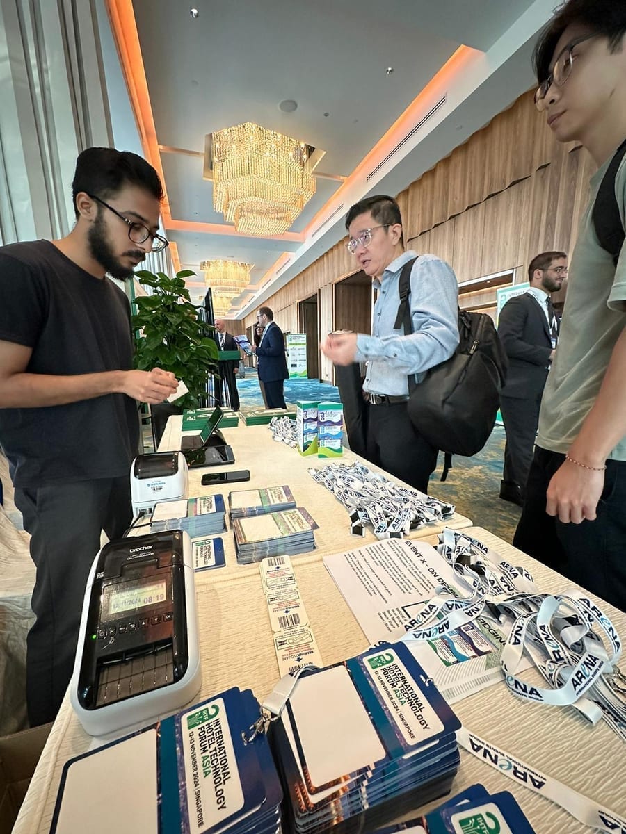 Registration desk