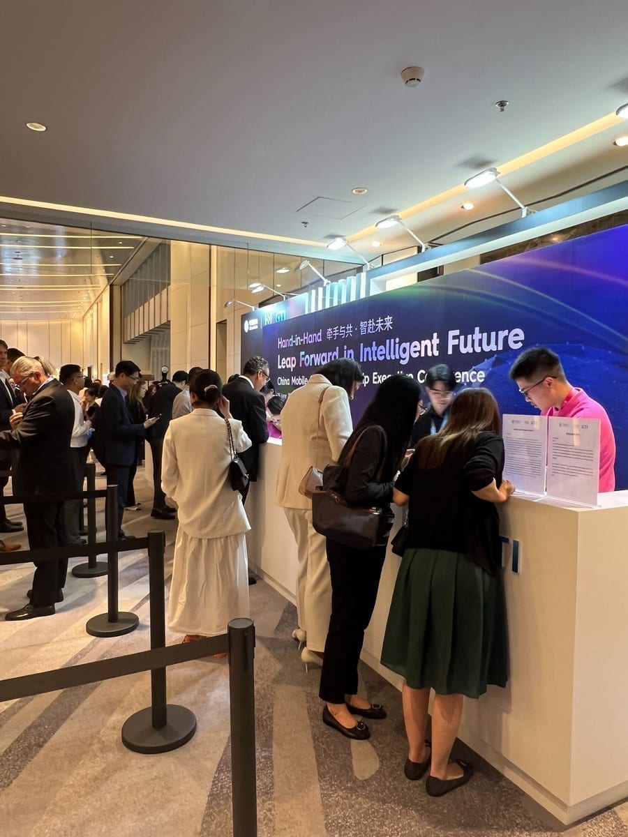 EventX badge printing setup at China Mobile conference