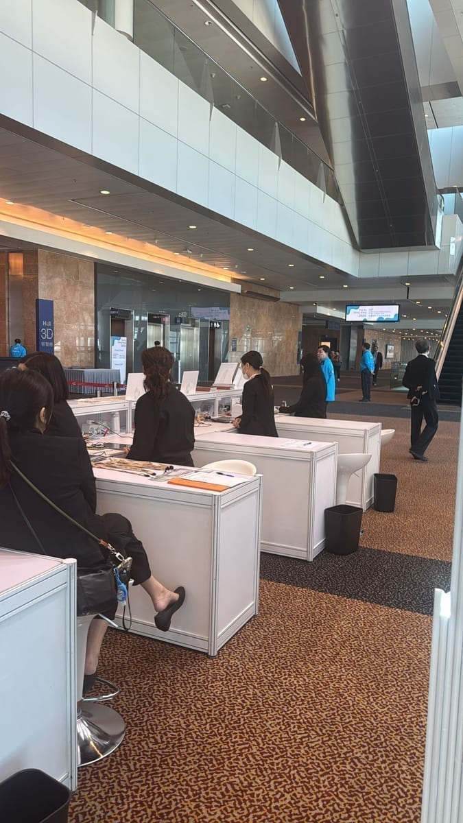 EventX check-in at HK Fur Fair