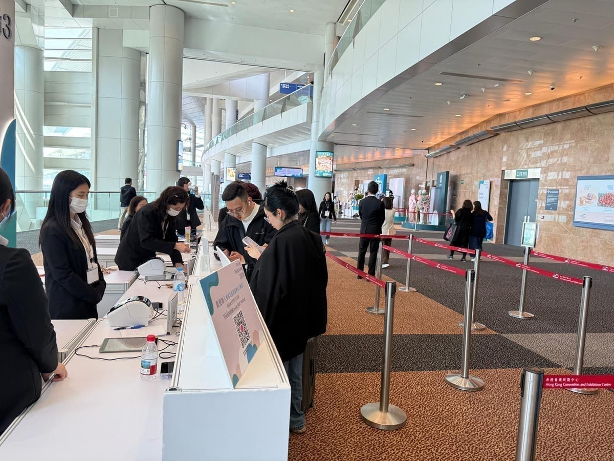 Exhibition floor at HK Fur Fair